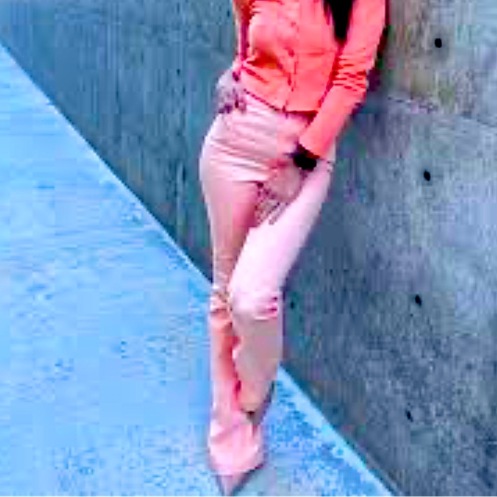 Baby pink wide legged pants by Guess Collection size 0 NWOT